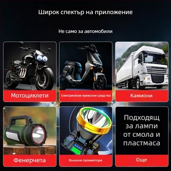 Weiyue течност за ремонт на фарове - полиране на драскотини, възстановяване на яркостта, премахване на пожълтяване и ремонт на пукнатини