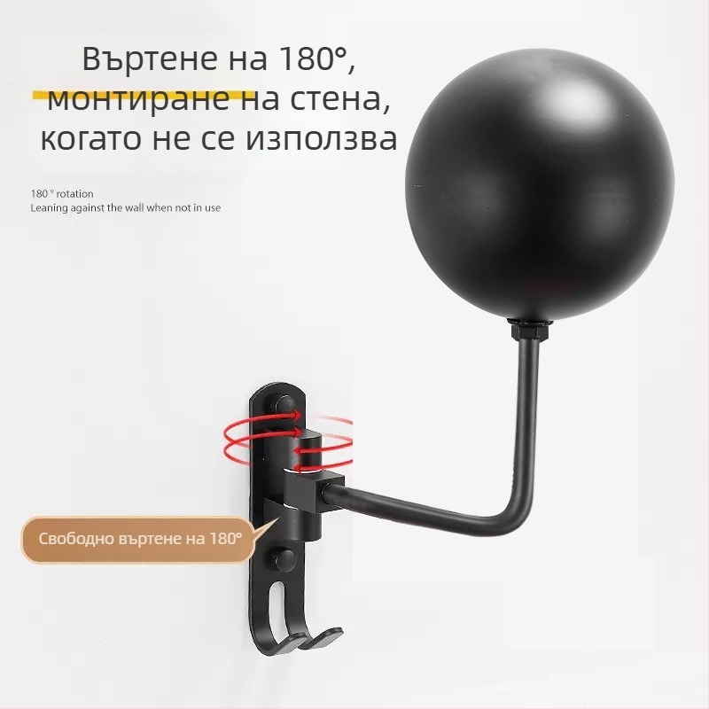 Стенно монтиран държач за каски и закачалка за палта, организатор за спортно оборудване