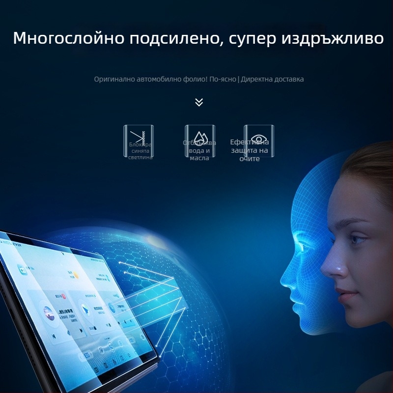 Защитно стъкло за централен екран Lynk & Co 08 за навигационен екран и приборен панел