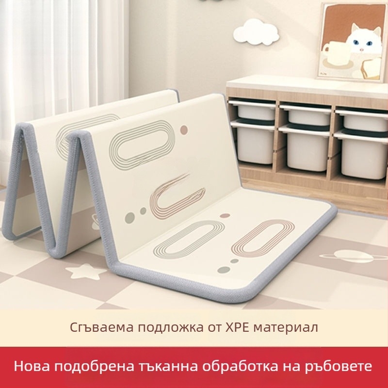 Плътен сгъваем мат за пълзене на бебета, за хол и спалня, с взаимосвързваща пяна, без мирис