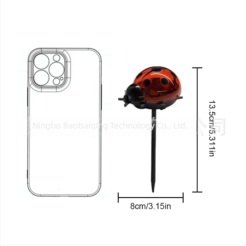 Соларни градински светлини за тревна площ с животни форми (ladybug, turtle) – LED декоративни лампи, супер ярки