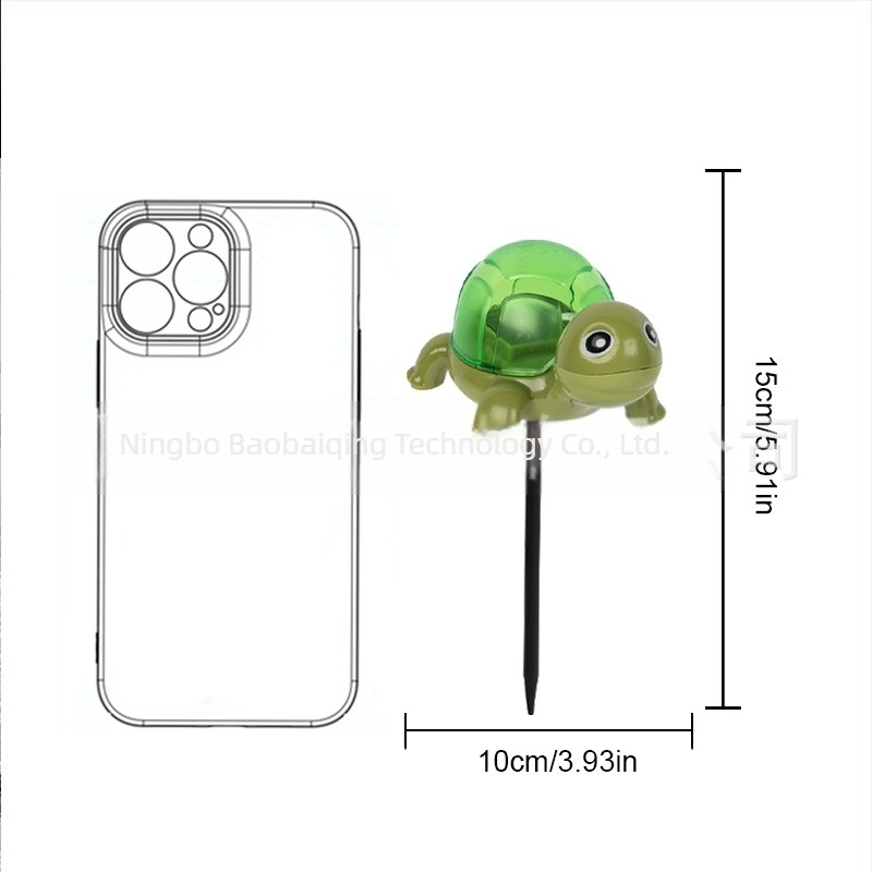 Соларни градински светлини за тревна площ с животни форми (ladybug, turtle) – LED декоративни лампи, супер ярки