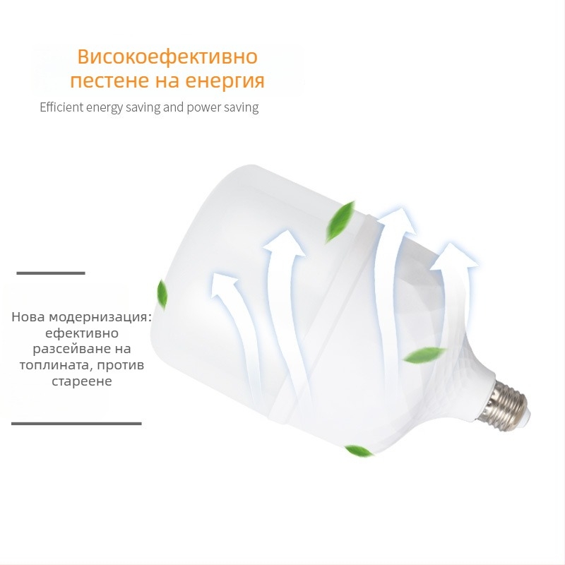 LED крушка за дома, E27 база, енергоспестяваща, бяла светлина, 300 лм, защита на очите, без трептене, вътрешна употреба
