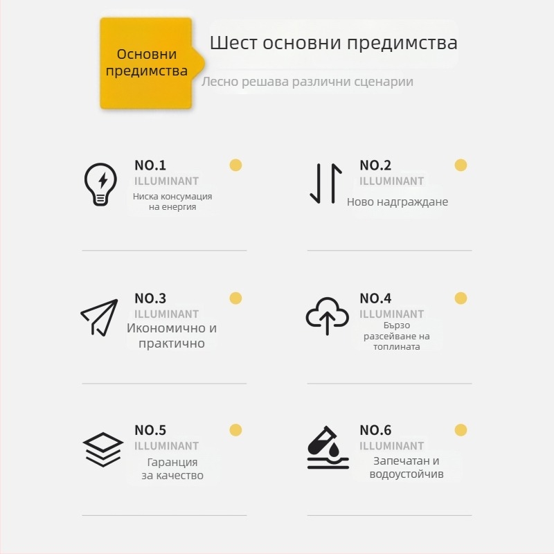 LED улична лампа с висока енергийна ефективност, IP65 водоустойчива външна светлина за градски проекти и осветление на нови селски пътища