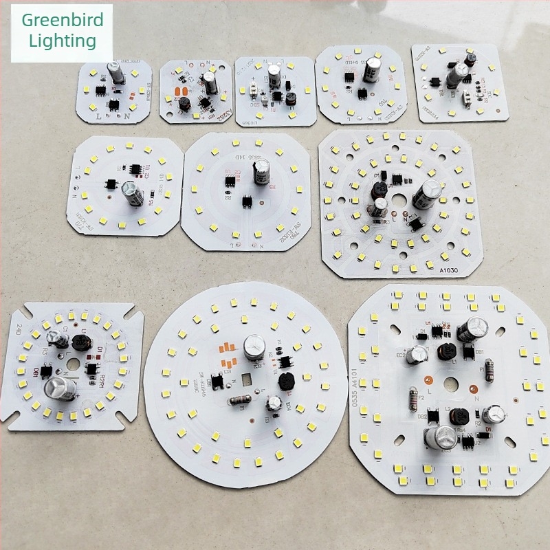 LED компоненти за крушка E27, корпус на крушка, без заваряване, SKD комплект за монтаж на светлинен източник, алуминиев драйвер