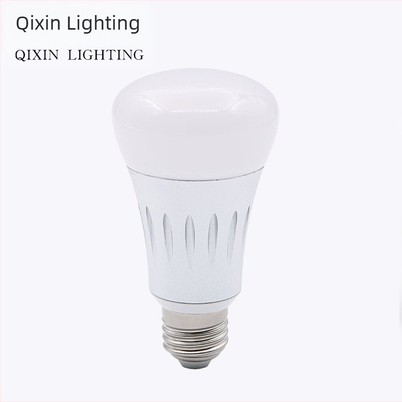 Вътрешен RGB LED корпус за крушка със смяна на цвета, алуминиев корпус, база E27