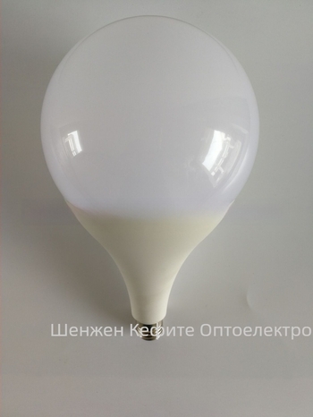 A120 LED корпус за крушка, пластмасово покритие върху алуминий, комплект A120, 30W