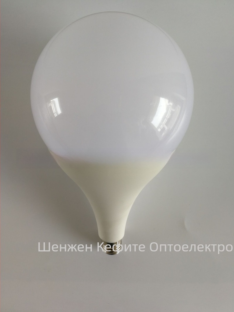 A120 LED корпус за крушка, пластмасово покритие върху алуминий, комплект A120, 30W