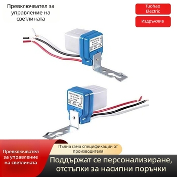 AS-10 автоматичен контролер за улично осветление с фотосензор, водоустойчив 110V/220V