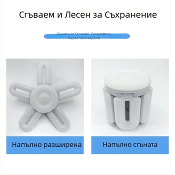 LED енергоспестяваща крушка, E27 база, сферична форма, за дома, 60W, бяла светлина 6500K, енергиен клас 1
