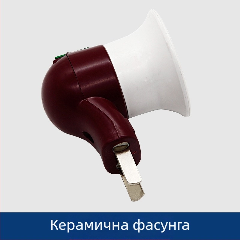 Универсален патрон за лампа B22/E27 с кабел за окачване и превключвател