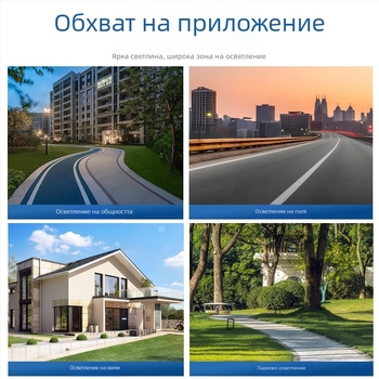 LED улична глава за градски път, външна водоустойчива, висока яркост 5000 lm, 6500K, подходяща за магистрали, селски населени места и общински проекти