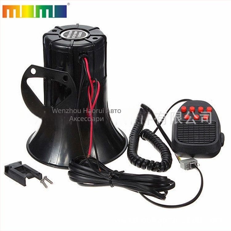 Мотоциклетен алармен рог, 12V, кръгло гърло, 7 тона, говорител