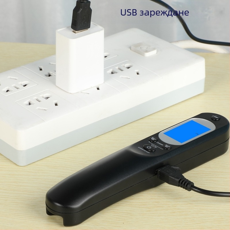 Сгъваем термометър за храна с USB презареждане и сонда от неръждаема стомана за кухня и барбекю