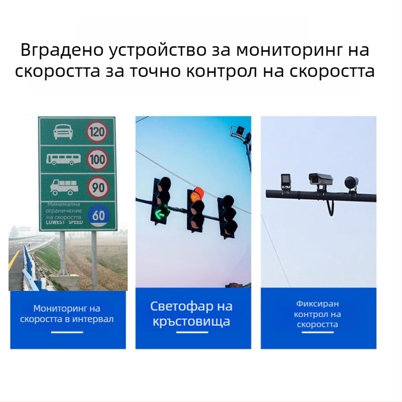 USB регистратор за кола с Android, голям екран, AR навигация, ADAS и детектор на скоростни камери