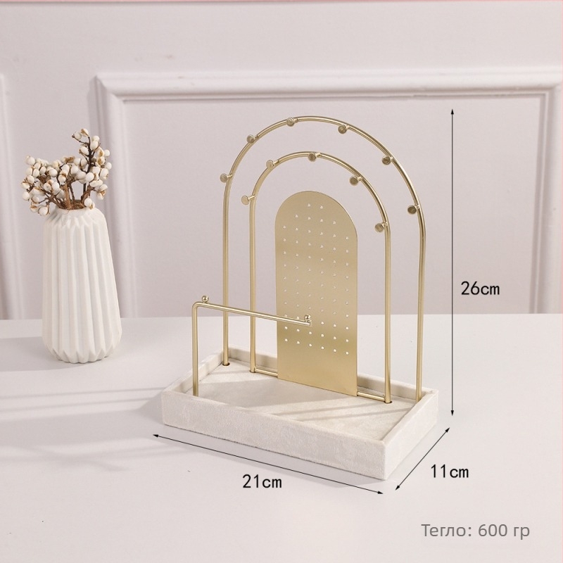 Луксозна експозиционна поставка за бижута за огърлици и обици