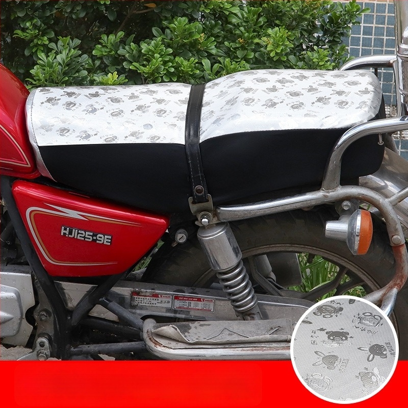 Калъф за седалка на мотоциклет за GN125 Haojue HJ125-8 Suzuki Prince, PVC полиестер, всесезонен, водоустойчив, износоустойчив.