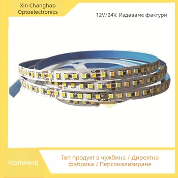 Нисковолтов LED 2835 линеен светодиод за реклама, 12V/24V, гъвкава LED лента за витрини и шкафове, висока яркост