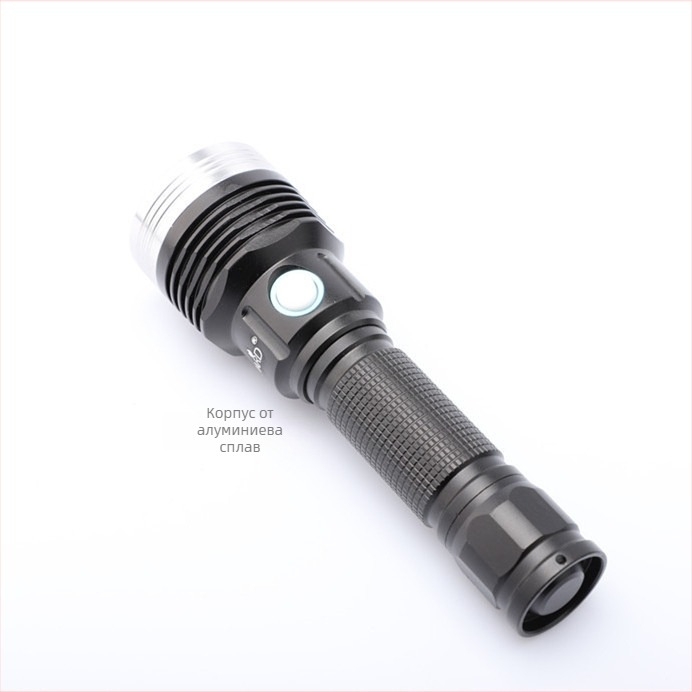 Yupard LED фенер Luminus SST-20 10W за къмпинг, дълъг обсег, висока мощност, водоустойчив L2, 360° въртене, алуминиева сплав