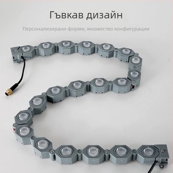 LED гъвкав линеен светодиод за паркове и дворове, водоустойчиво външно осветление за повърхностен монтаж