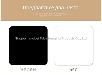 40x40 см акрилна отражателна плоча за натюрмортна фотография, черно-бяла