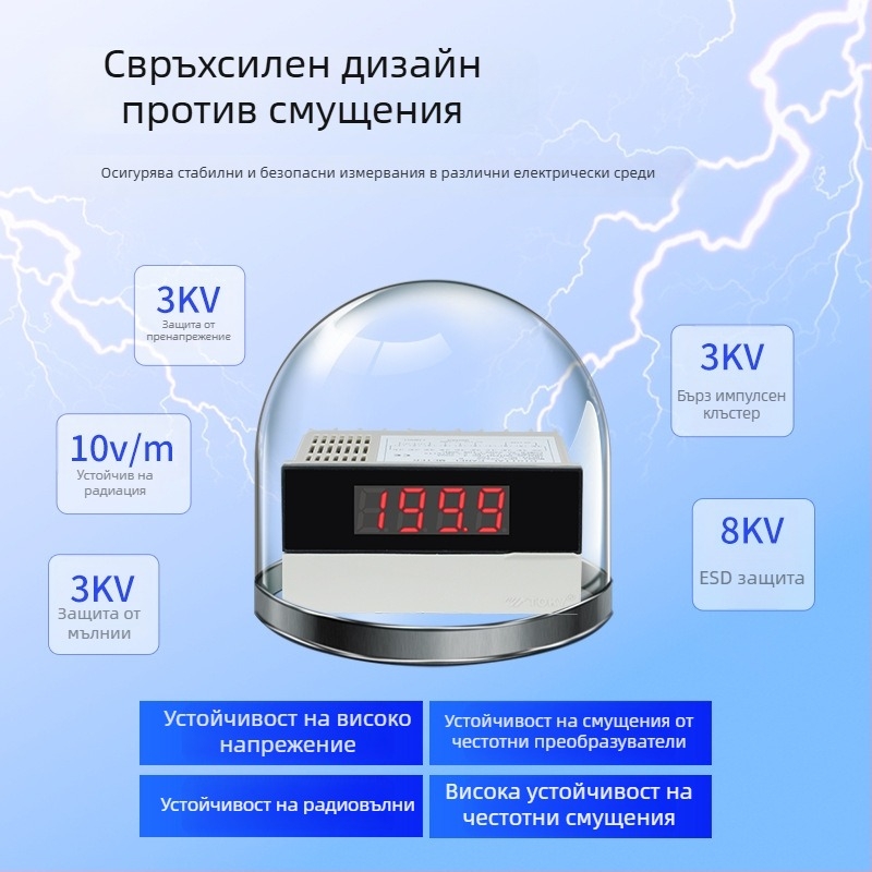 DP3-SVA1B цифров сензорен дисплей — електронен честотомер и оборотомер за линейна скорост