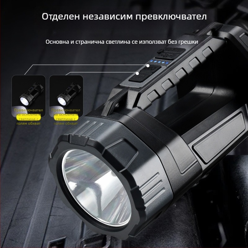 Coolba LED фенер, слънчево зареждане, ултра ярък, преносим за къмпинг и открито