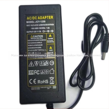 Захранване за LED лента 12V 5A, адаптер за ленти 5050/5630