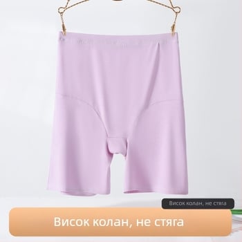 Plus-size дамски безшевни шорти-леггинси от модал, плюс размер, висока талия, леки през лятото, непрозрачни