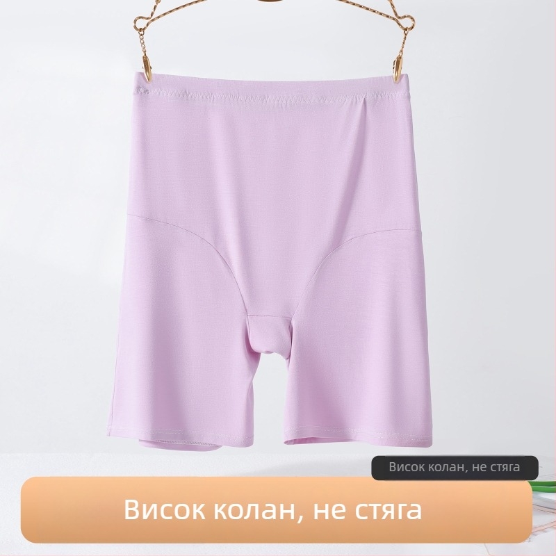 Plus-size дамски безшевни шорти-леггинси от модал, плюс размер, висока талия, леки през лятото, непрозрачни