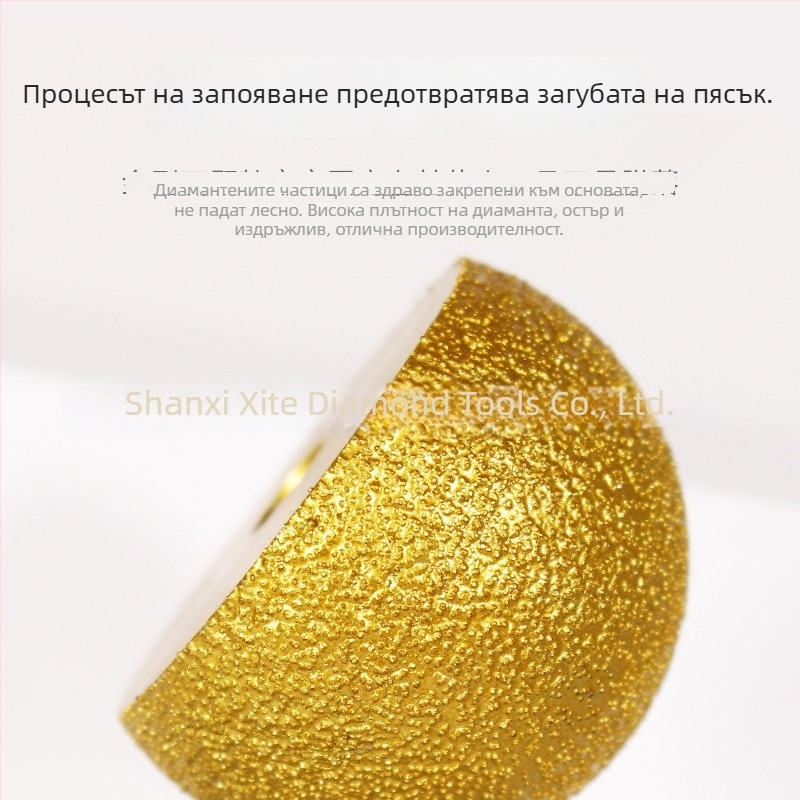 Диамантено шлайф-колело за ръбове на камък и камъчета, за цветни саксии, гъбовидно главно шлайф-колело за ъглошлайф, шлайфане и полиране