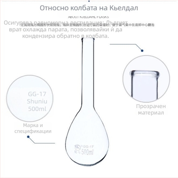 Shuniu азотна колба, Kai стил, обикновена и стандартна уста, 100/250/500/1000 ml