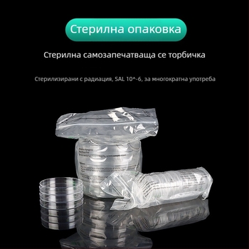 JET 35/60/100/150 mm еднократна чиния за клетъчна култура, стерилна, TC обработена