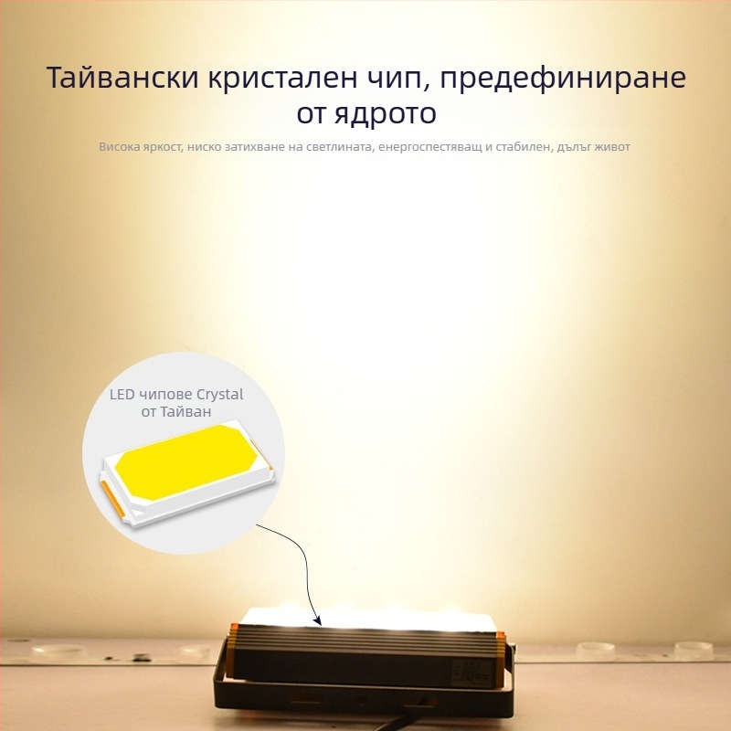 LED прожектор 36W за открито, тесен лъч, миене на стени, алуминиев корпус, IP65