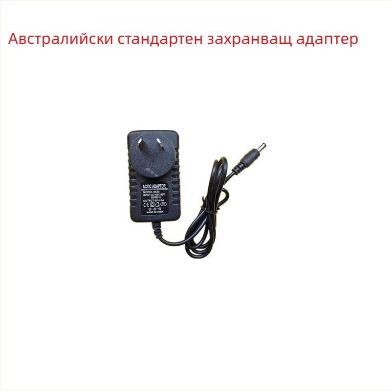 Адаптер за захранване с британски стандарт, трипинов щепсел, изходи 3V, 5V, 6V, 9V, 12V, 24V, 1–3A
