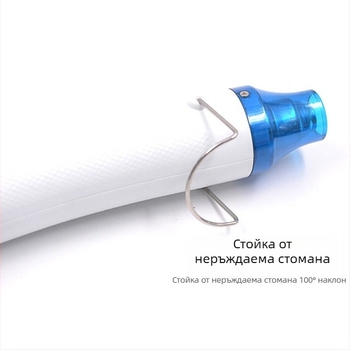 Преносим термопистолет за мека глина, инструмент за оформяне с лист за свиване с топлина и гумен печат – DIY инструмент за керамика