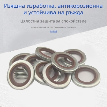 Британски стандарт флуоркаучукова уплътнителна шайба с фиксиран ядрен уплътнителен пръстен за съединители