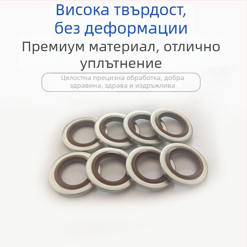 Британски стандарт флуоркаучукова уплътнителна шайба с фиксиран ядрен уплътнителен пръстен за съединители