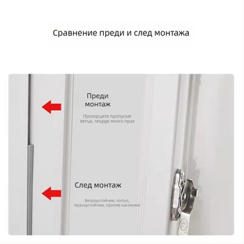 Самозалепваща уплътняваща лента за врати и прозорци, уплътнение за долния ръб на вратата, против кражба, шумоизолационна гума