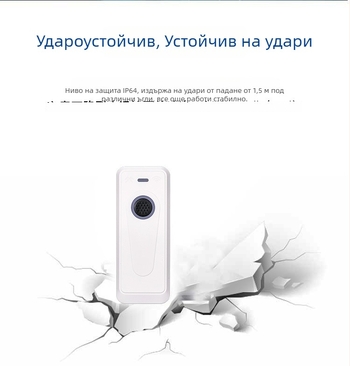 SIMSCAN 2D скенер за баркод USB безжичен ръчен черно-бял