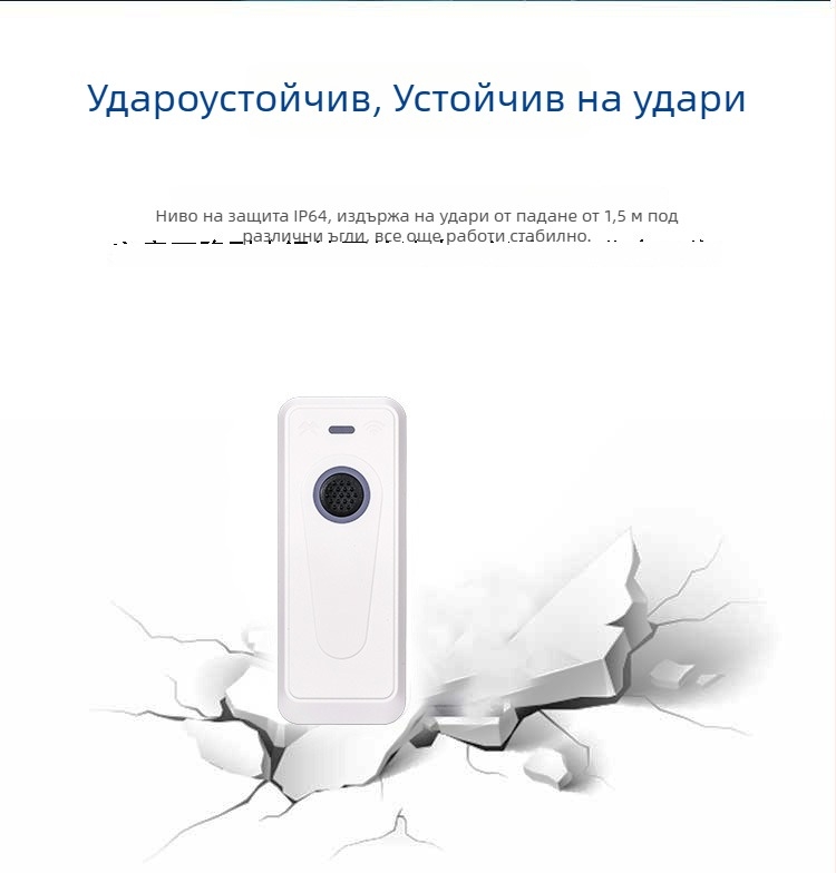 SIMSCAN 2D скенер за баркод USB безжичен ръчен черно-бял