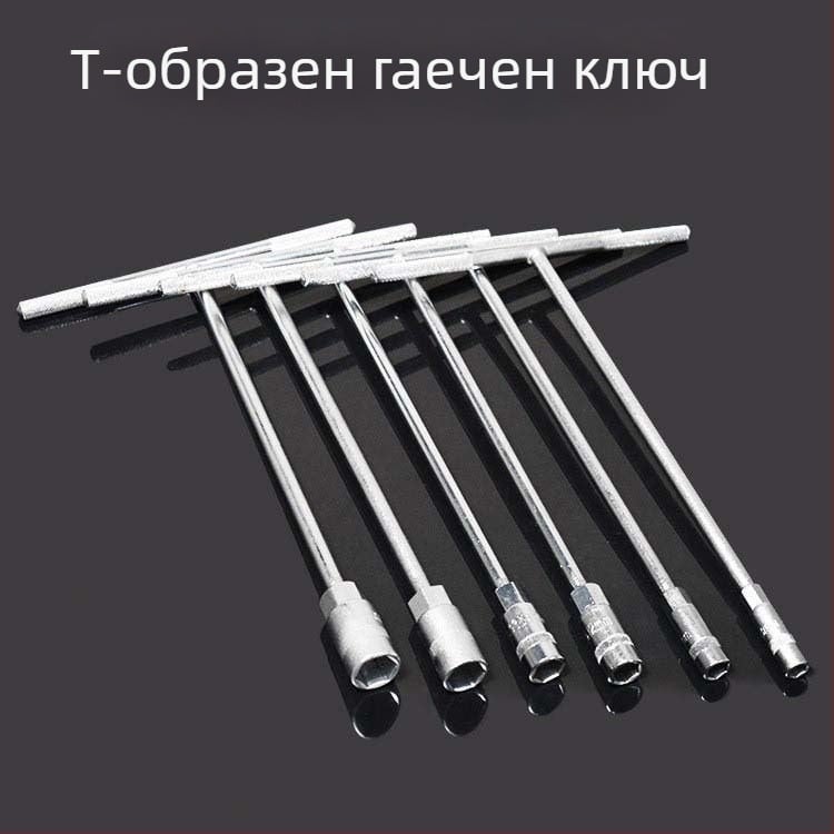 Комплект T-образни ключове за външен шестогранник, 6–19 мм