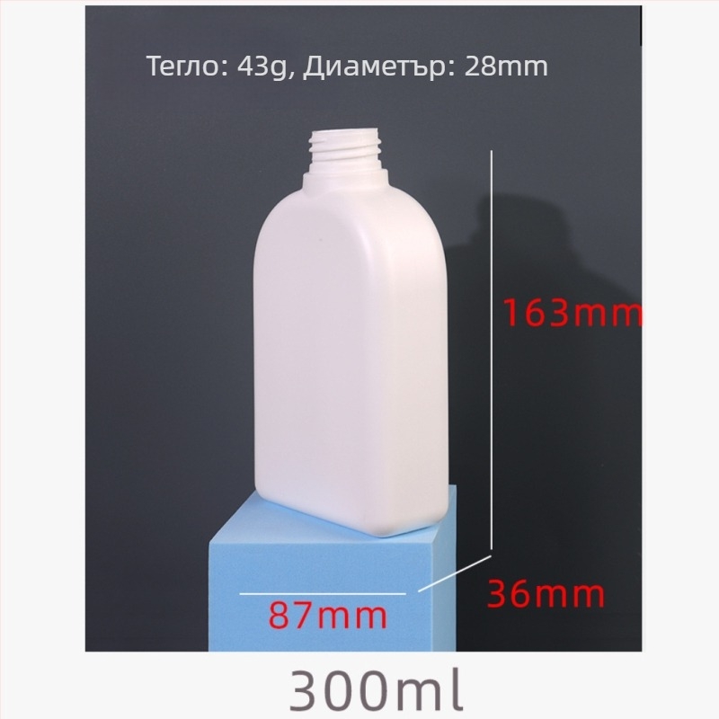 300 ml матова PE бутилка за интимна грижа с помпа