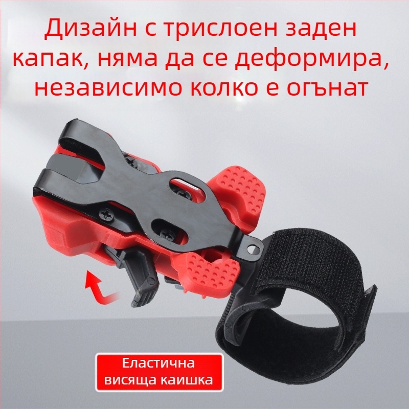 Пояс за електротехници с преносимо отделение за инструменти, бърз монтаж на талията и метален държач