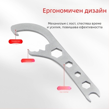 Мултифункционален инструмент за отваряне на капаци на кофи за боя