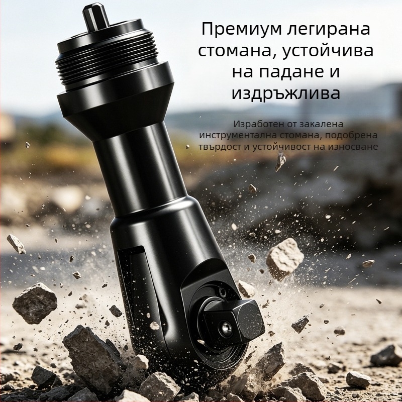 Електрическа глава за трещотков ключ M28, 1/2 инча, 72 зъба, двупосочна, висок въртящ момент