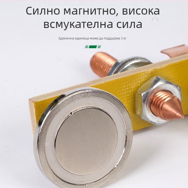 Силен магнитен заземител за ремонт на ламарина, медна заземяваща щипка за заваряване, автомобилна формираща машина, заземителен проводник