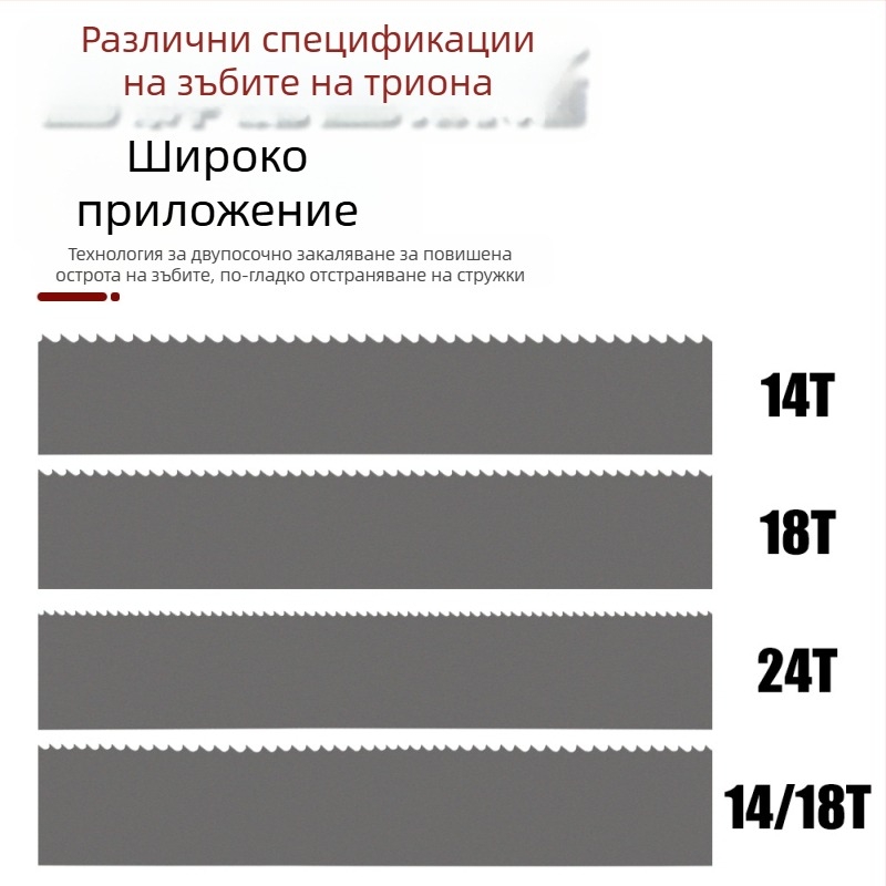 Биметална лентова пила M42 за машино рязане на метал и армировка, 1140 обиколка