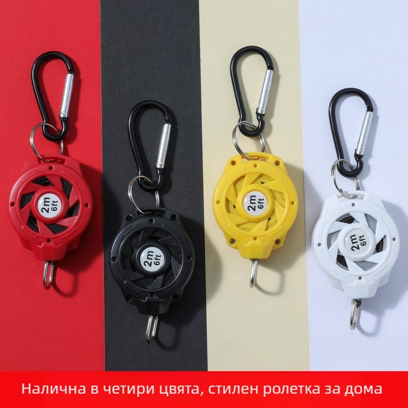 2 м преносима малка стоманена измервателна лента
