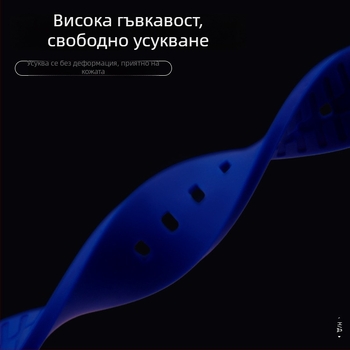 Съвместима каишка за Samsung Galaxy Watch5/4/3 от течен силикон, 20/22 мм, едноцветна, сребърна катарама